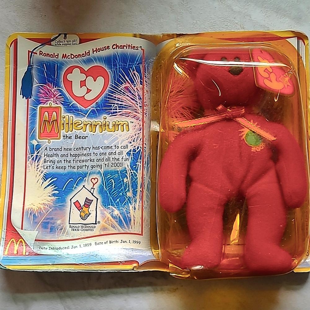 TY beanie babies Mennium the bear